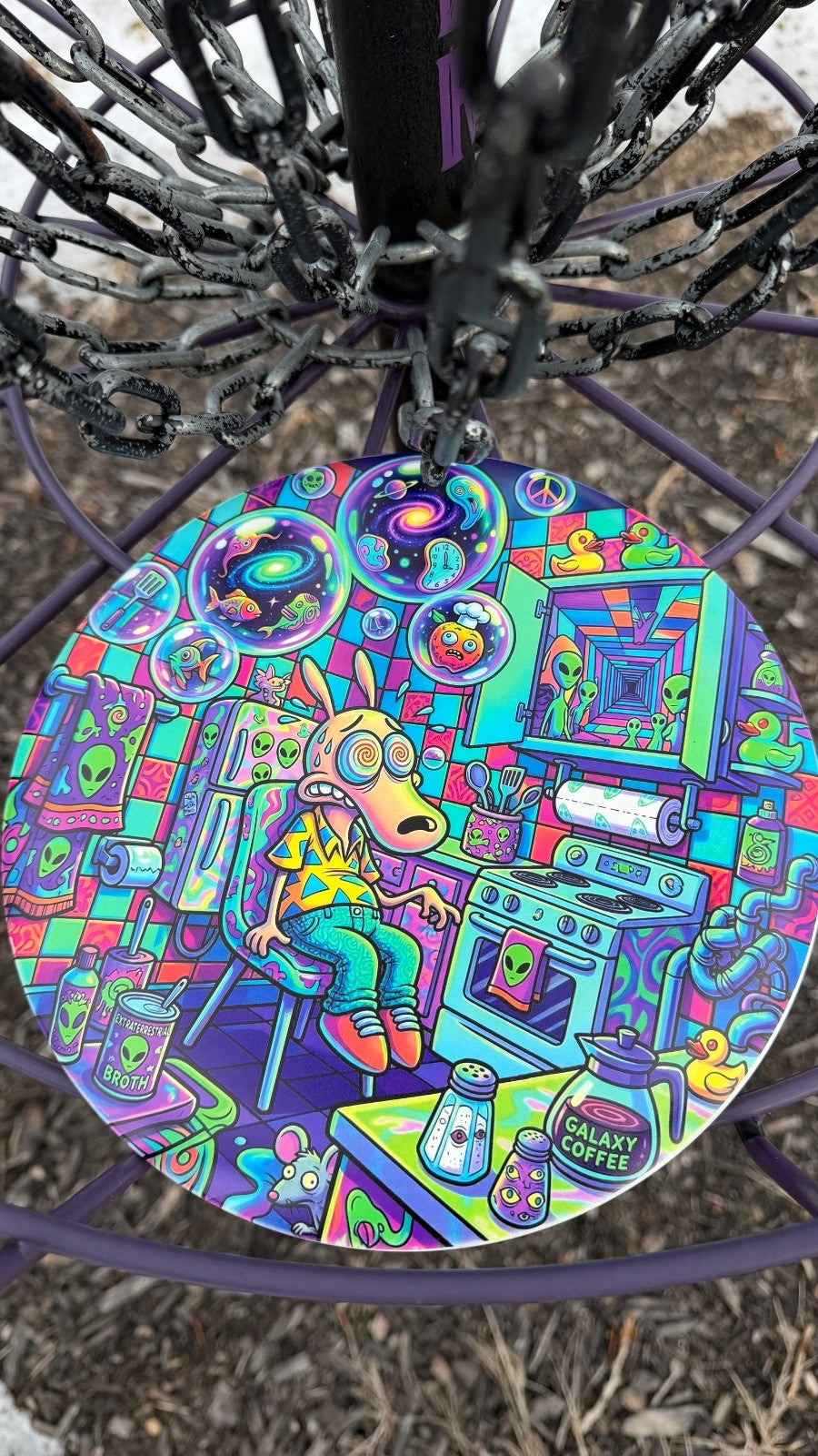New Custom UV Printed Discraft ESP Buzzz 174G. PDGA Approved.