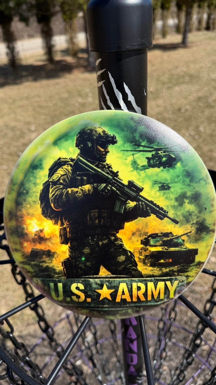 New Custom UV Printed Discraft ESP Thrasher  172G. PDGA Approved.
